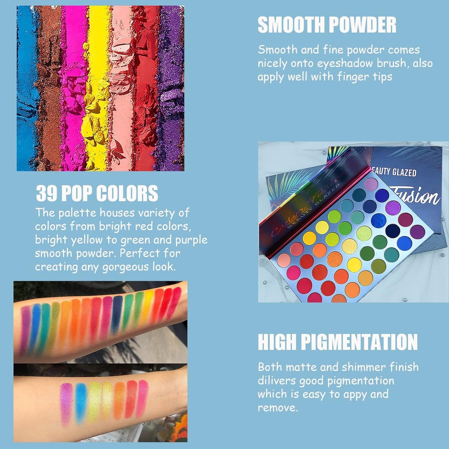 Beauty Glazed Color Fusion Eyeshadow Palette