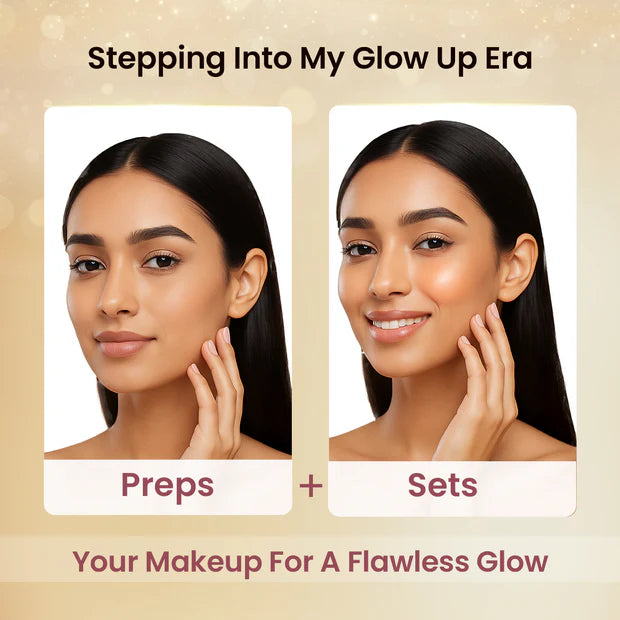 Swiss Beauty Glow Up Makeup Fixer Preps + Sets Dewy Radiance