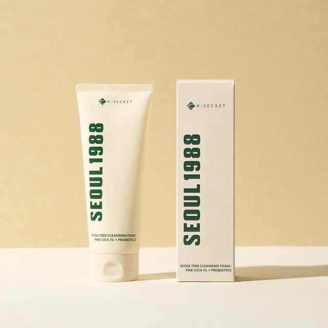 K-SECRET-SEOUL 1988 Cleansing Foam : Pine Cica 1% + Probiotics (150ml)