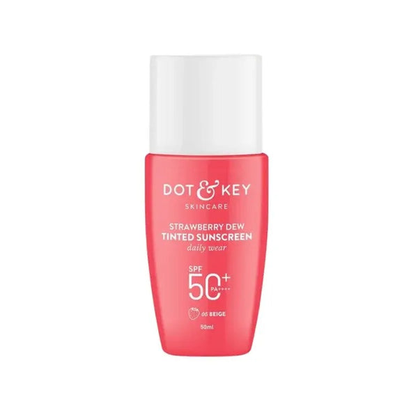 Dot & Key Strawberry Dew Tinted Sunscreen SPF 50+ PA++++ - 05 Beige (50ml)