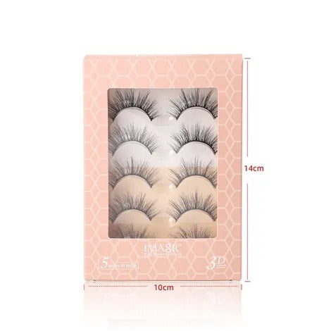 PROfessional Premium 3D Eyelashes 5 Pair (F06)