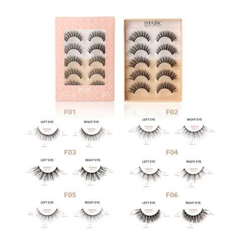 PROfessional Premium 3D Eyelashes 5 Pair (F06)