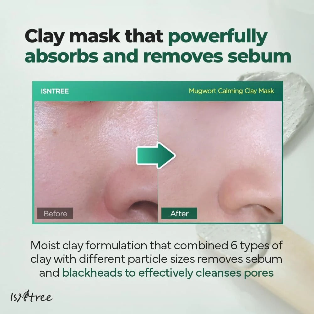 Isntree Real Mugwort Clay Mask (100ml)