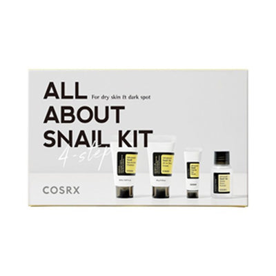 COSRX All About Snail Kit 4-step box with four mini products