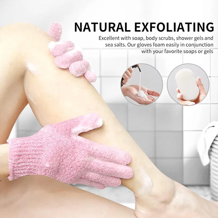 LMLTOP Bath Gloves (Pink)