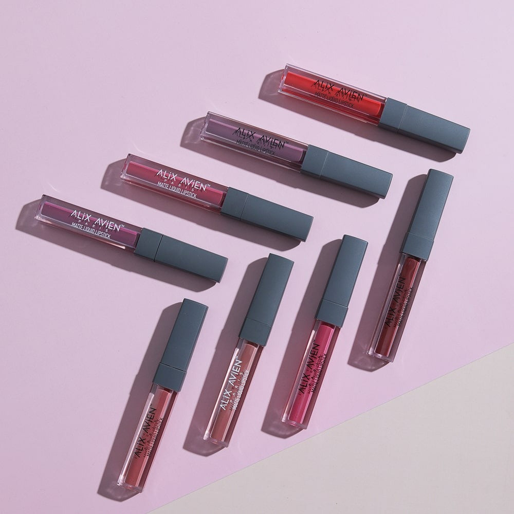 Alix Avien Matte Liquid Lipstick - 510 Dark Rose