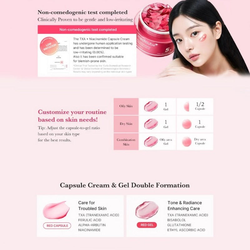 MEDICUBE- TXA Niacinamide Capsule Cream (55gm)