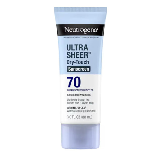 Neutrogena Ultra Sheer Dry Touch Sunscreen SPF70 88ml