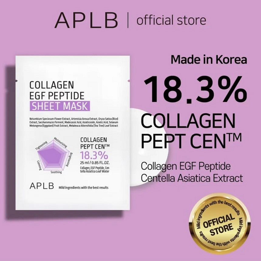 APLB - Collagen EGF Peptide Sheet Mask (25ml)