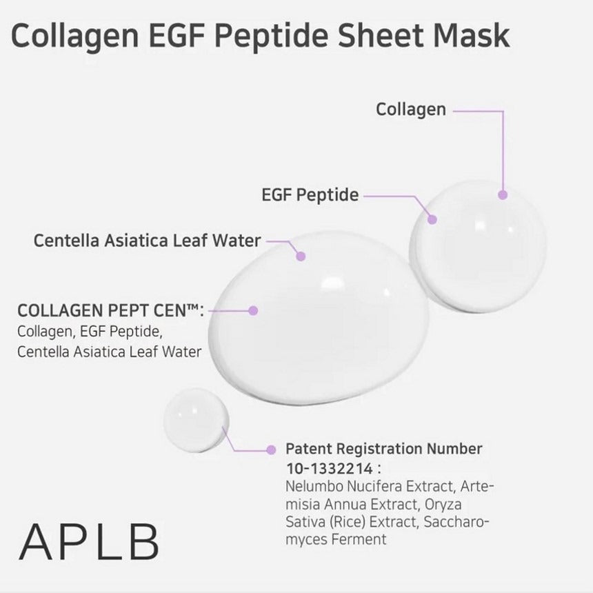 APLB - Collagen EGF Peptide Sheet Mask (25ml)