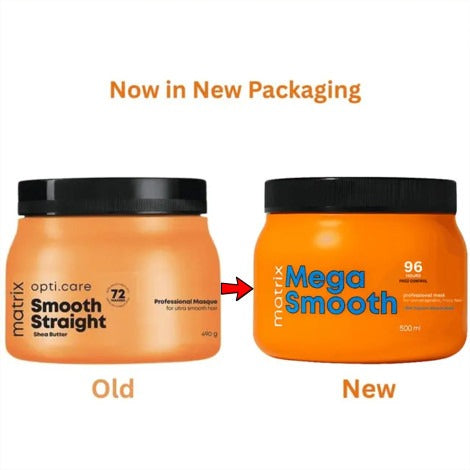 Matrix Opti Care Smooth Straight Hair Mask with Shea Butter (490gm)