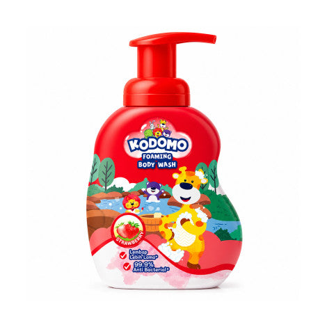 Kodomo Strawberry Foaming Body Wash 250ml
