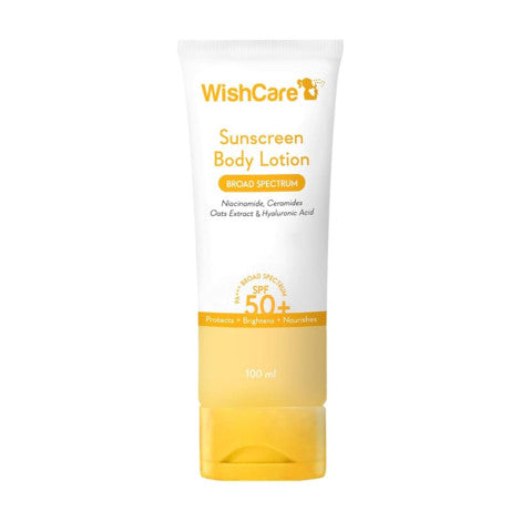 Wishcare sunscreen body lotion SPF 50+ pa+++ 100ml