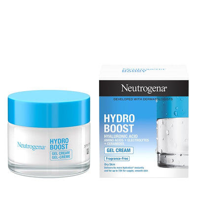Neutrogena Hydro Boost Gel Cream 50ml jar with blue box