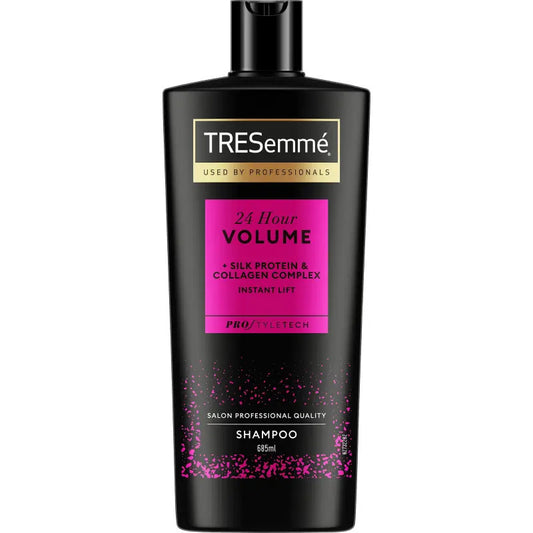 Tresemme 24hr Volume + Silk Protein and Collagen Complex Shampoo (685ml)