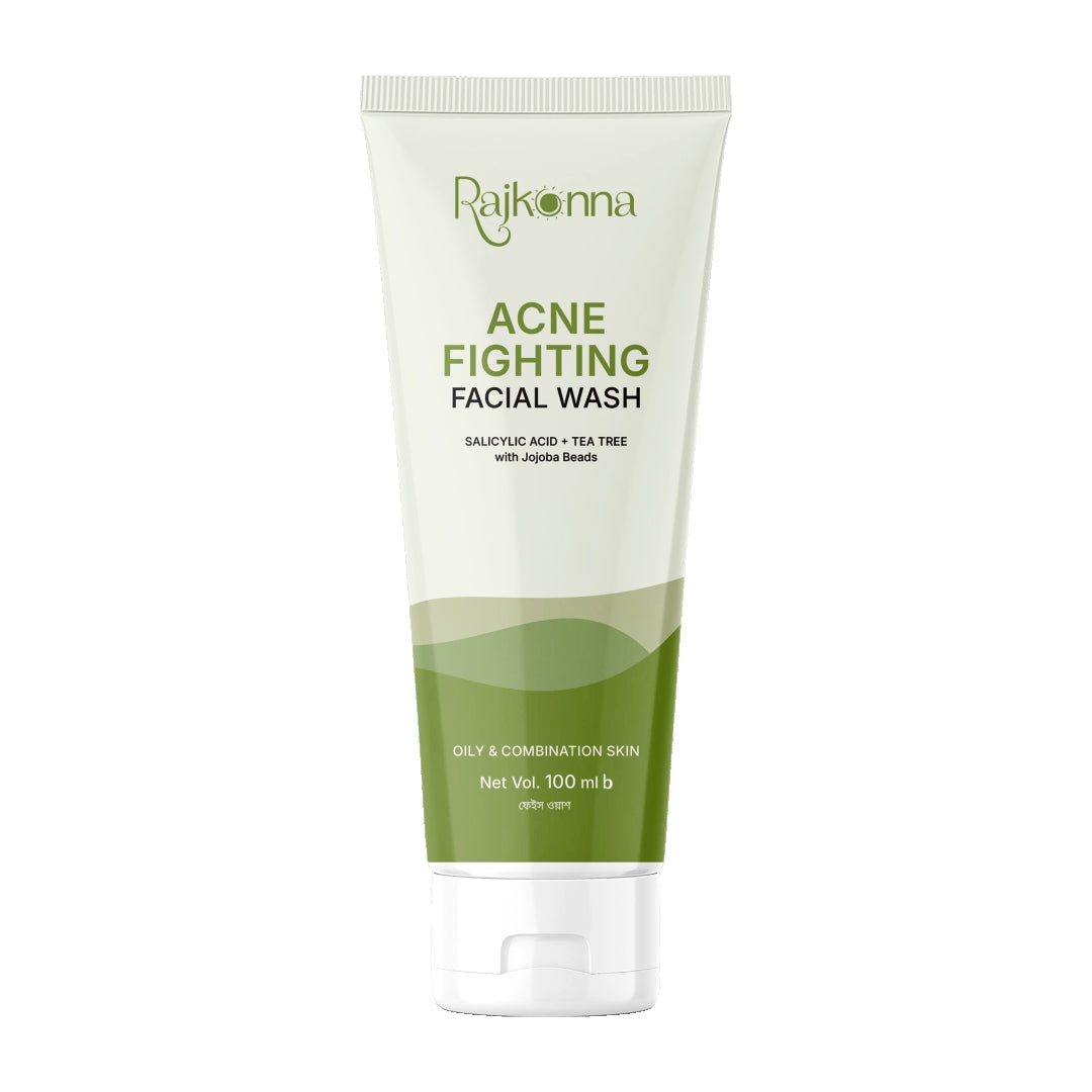 Rajkonna Acne Fighting Facial Wash With Jojoba Beads (100ml)