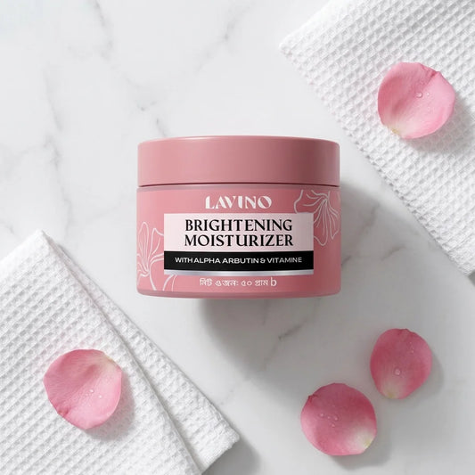 Lavino Brightening Moisturizer – with Alpha Arbutin & Vitamin E (50g)