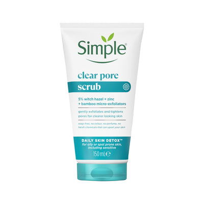 Simple Daily Skin Detox Clear Pore Scrub (150ml)