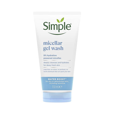 Simple Water Boost Micellar Facial Gel Wash (150ml)