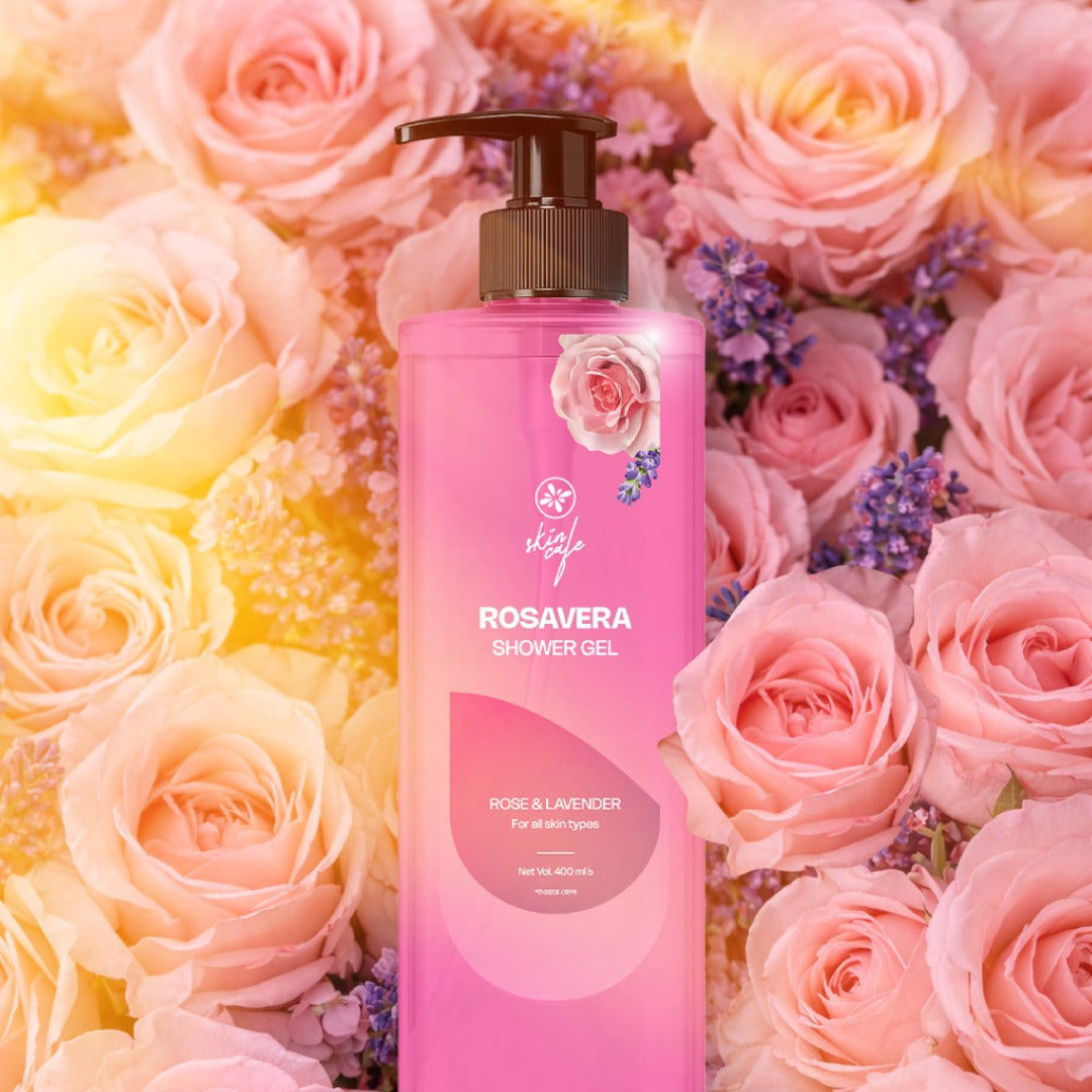 Skin Cafe Rosavera Shower Gel (400ml)