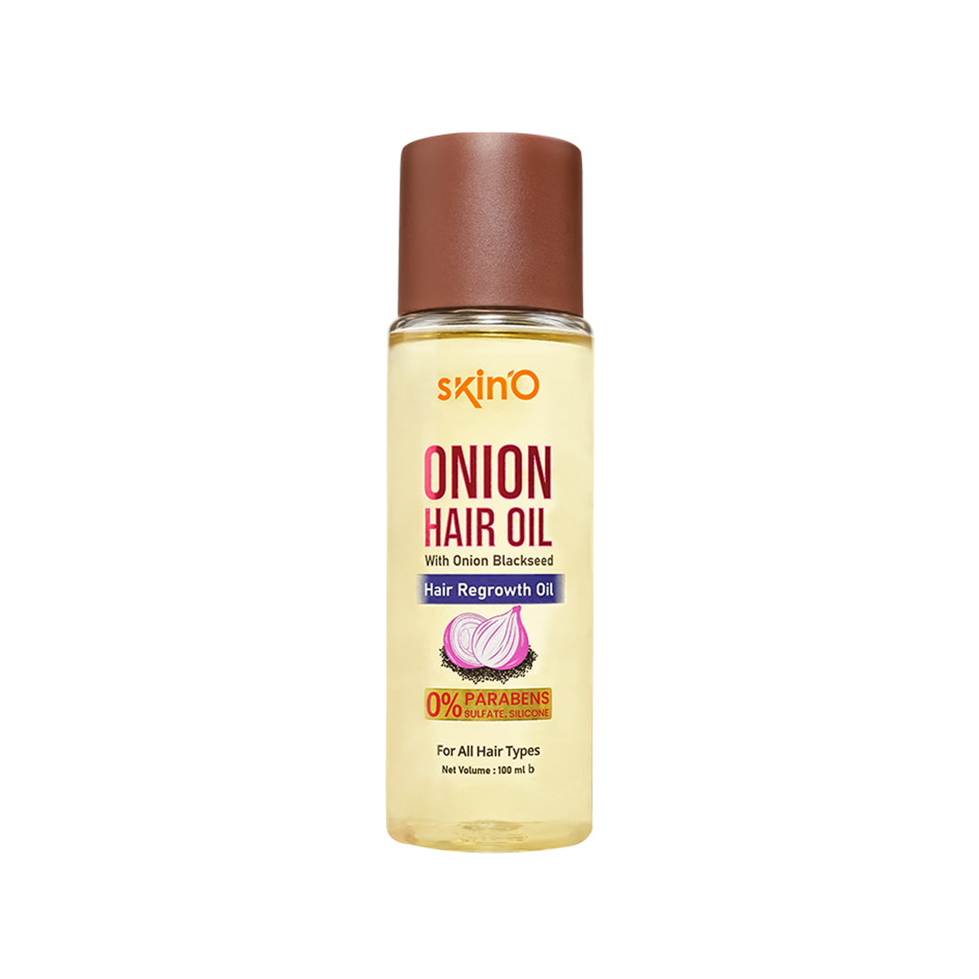 skin'O Onion Hair Oil With Onion Blackseed Hair Regrowth Oil