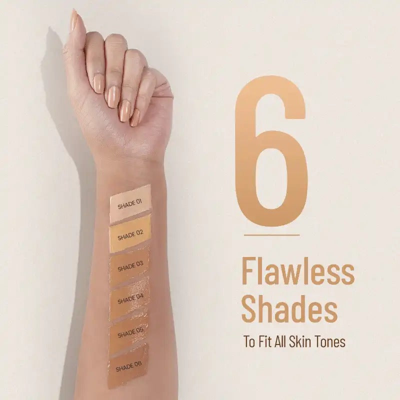 Swiss Beauty Airbrush Foundation Shade 01 (Shell White)
