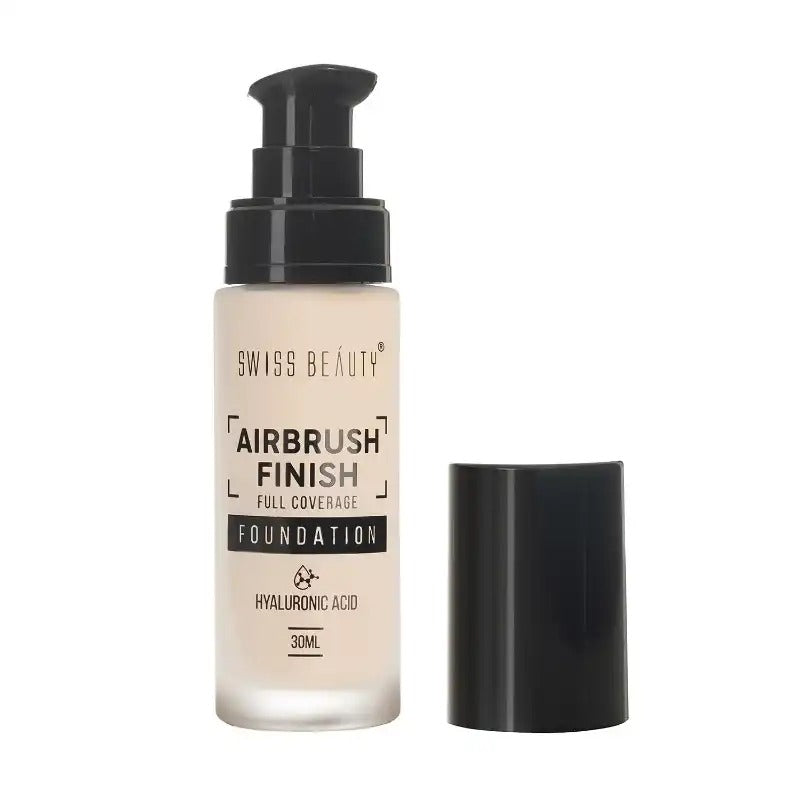 Swiss Beauty Airbrush Foundation Shade 01 (Shell White)