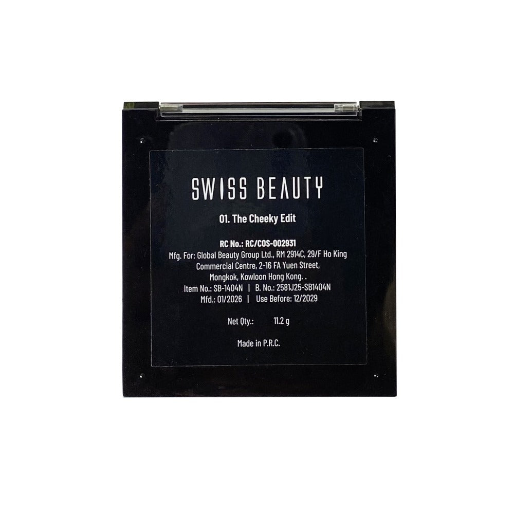 Swiss Beauty All-Day Flush Blush Palette