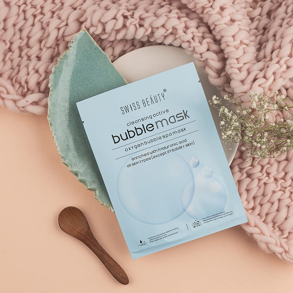 Swiss Beauty Cleansing Active Bubble Mask (30ml)