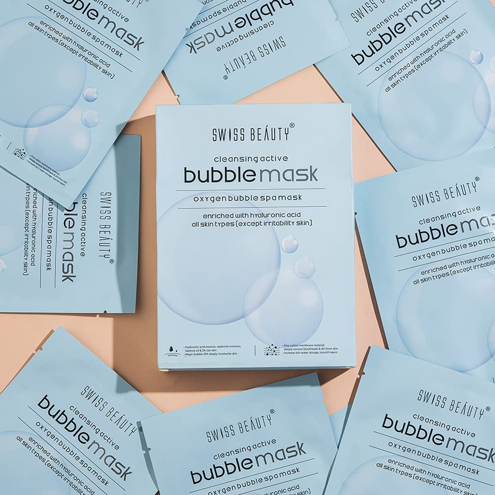 Swiss Beauty Cleansing Active Bubble Mask (30ml)