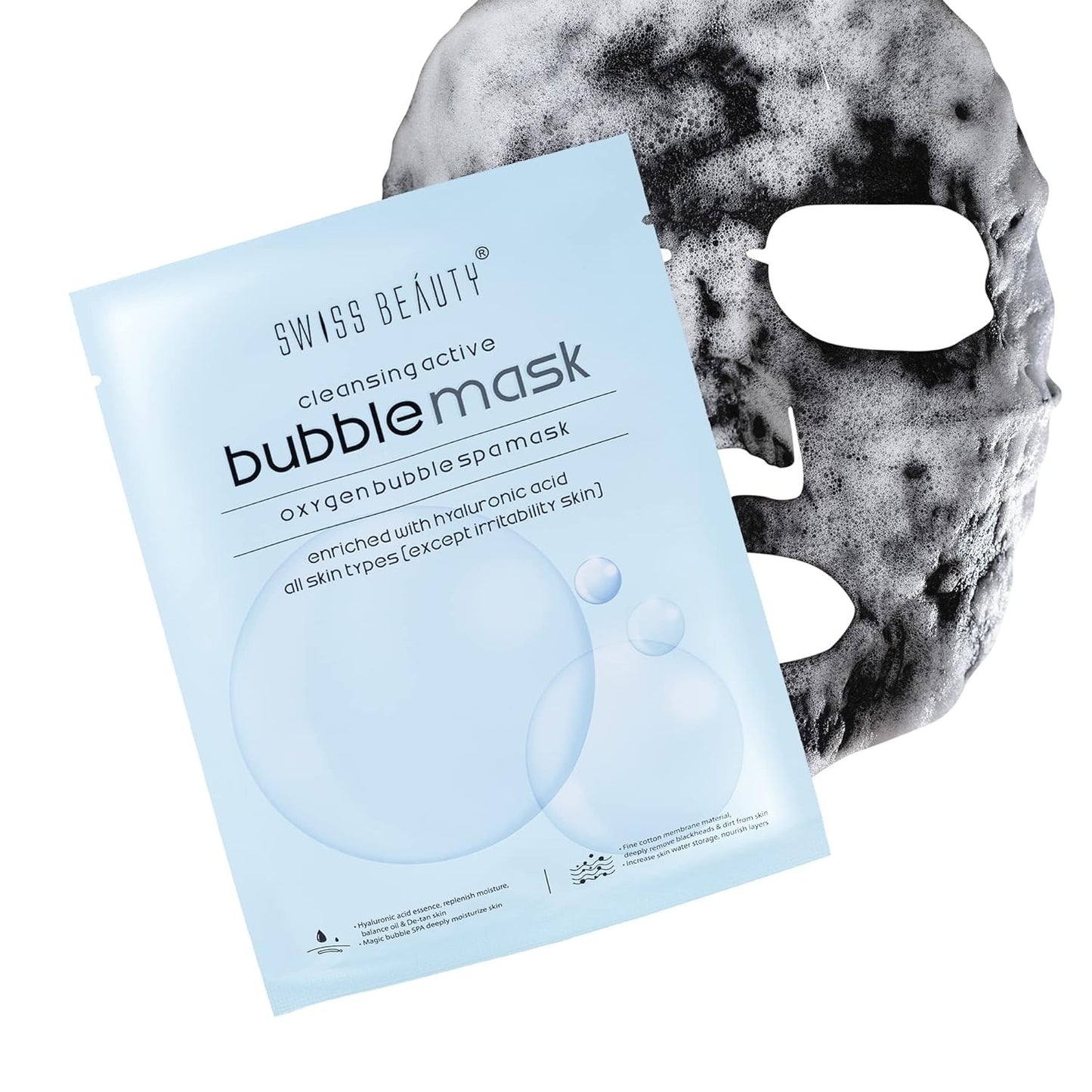 Swiss Beauty Cleansing Active Bubble Mask (30ml)