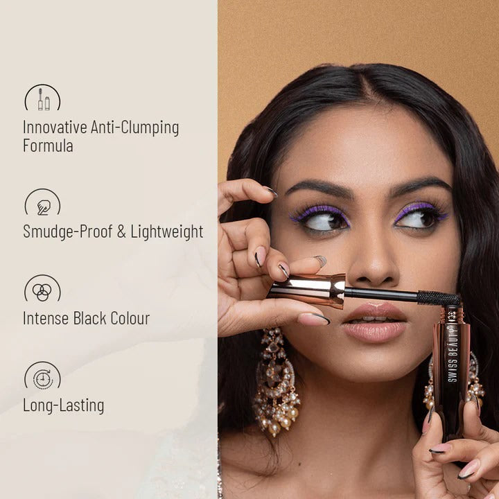 Swiss Beauty Lift & Curl Volume lash 4D Mascara