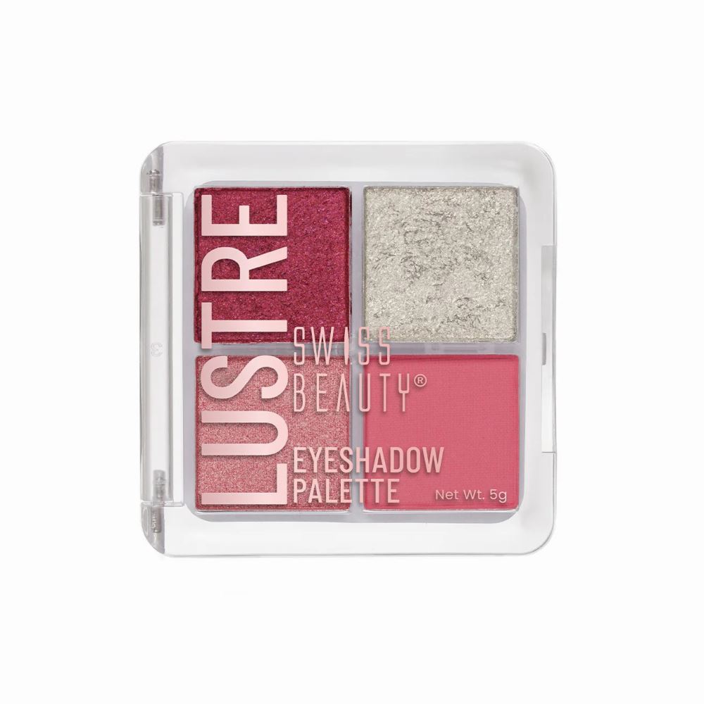 Swiss Beauty Luster Eyeshadow Palette - 01 Rose n Petals