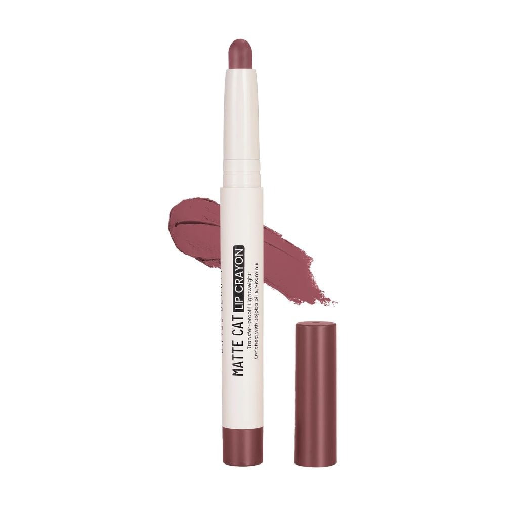Swiss Beauty Matte Cat Lip Crayon - 05 Flattering Peach