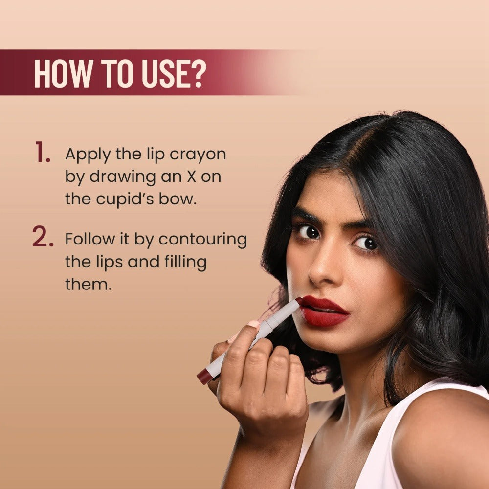 Swiss Beauty MATTE CAT LIP CRAYON - Shade 20 Chocolate