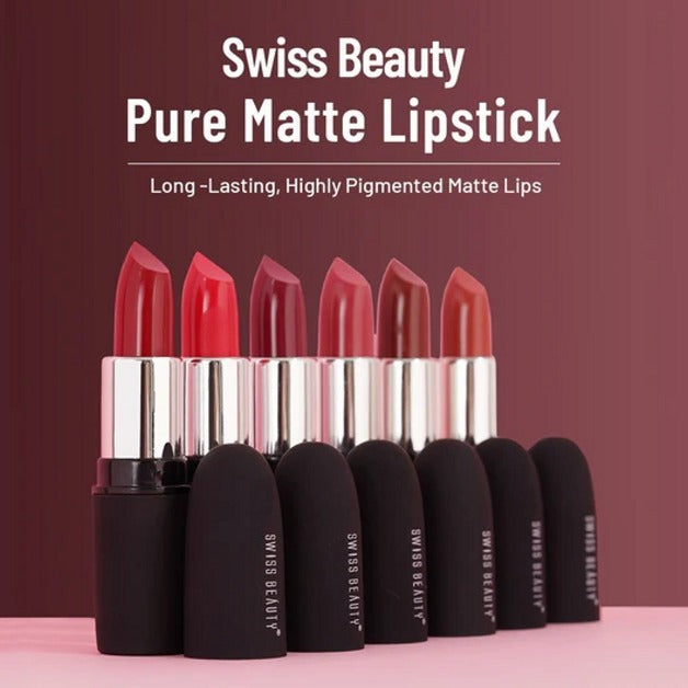 Swiss beauty Pure Matte Lipstick 230 (Hamington)