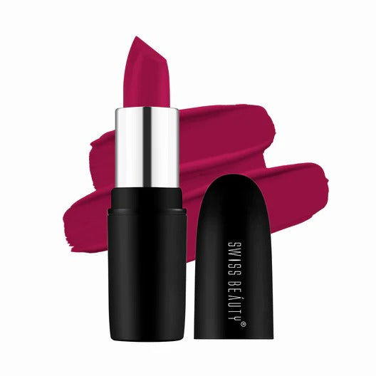 Swiss beauty Pure Matte Lipstick 211 (Magic Maroon)