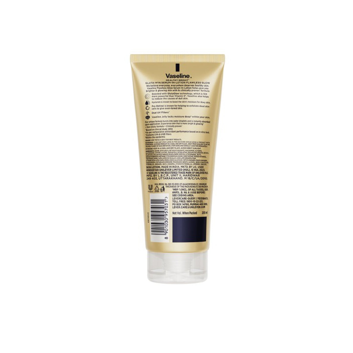 Vaseline Gluta Hya Flawless Glow Serum in Lotion (200ml)