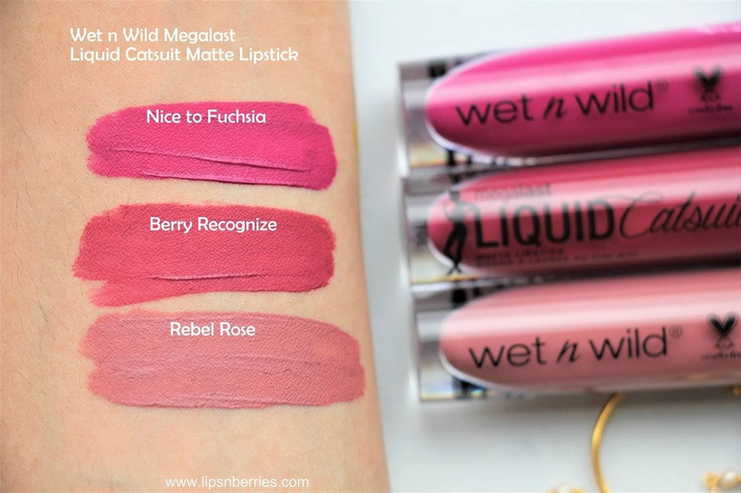 wet n wild MegaLast Liquid Catsuit Matte Lipstick - Nice To Fuchsia