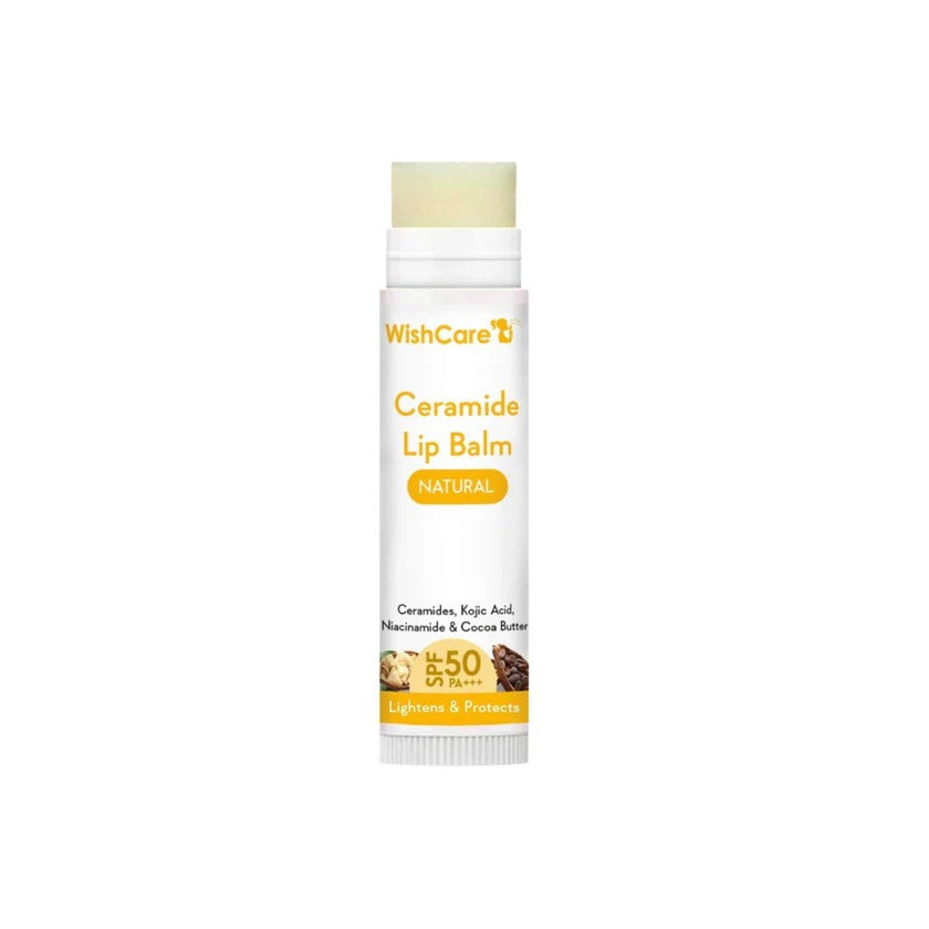 WishCare Ceramide Lip Balm with SPF 50 PA+++ (Natural)