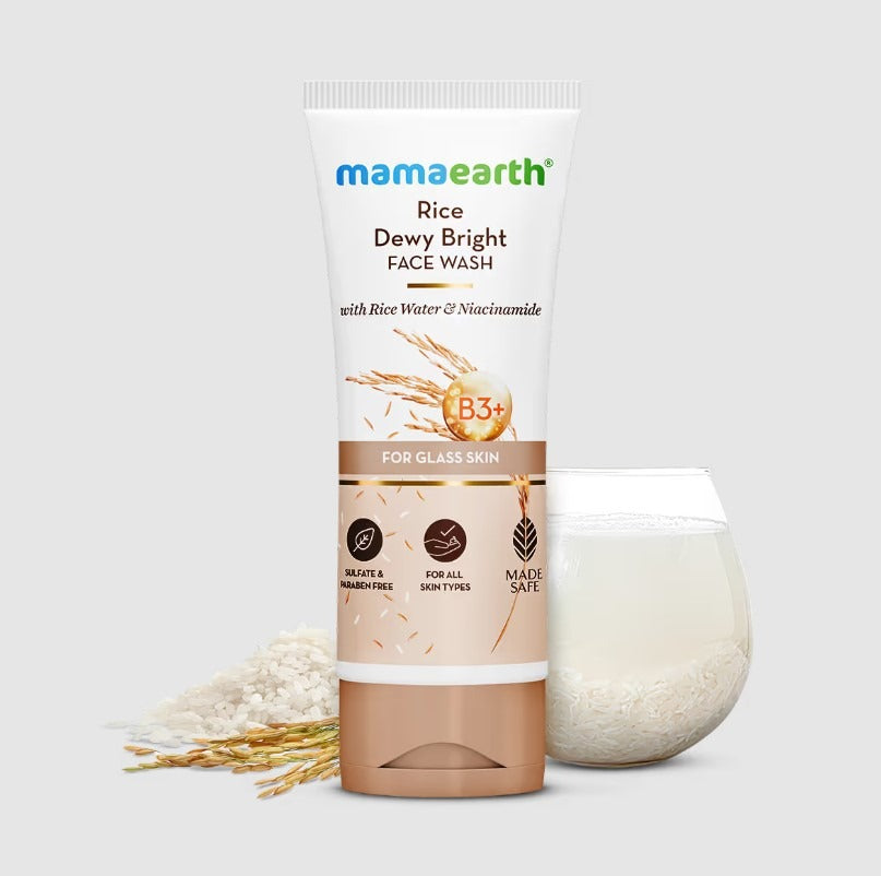 Mamaearth Rice Dewy Face Wash (100ml)