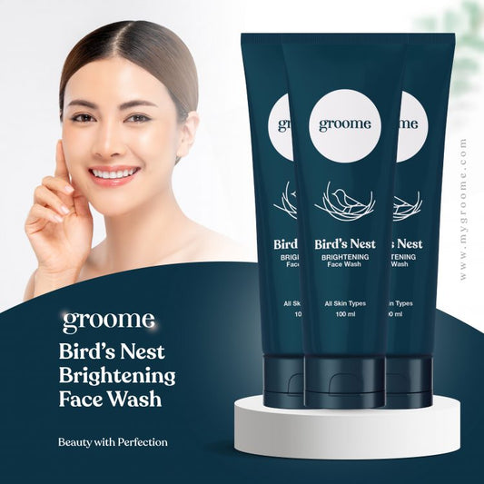 Groome Bird’s Nest Brightening Face Wash (100ml)