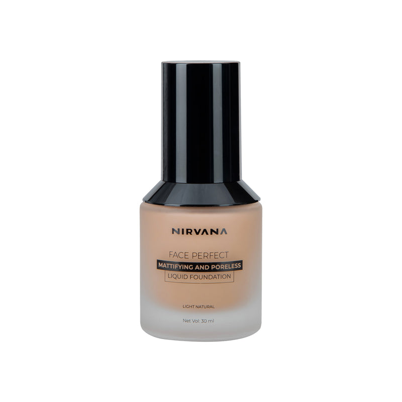 Nirvana Color Face Perfect Liquid Foundation – Light Natural (30ml)