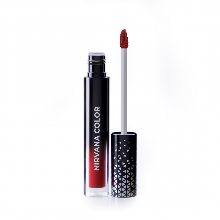 Nirvana Color Liquid Matte Lipstick – Wild Red
