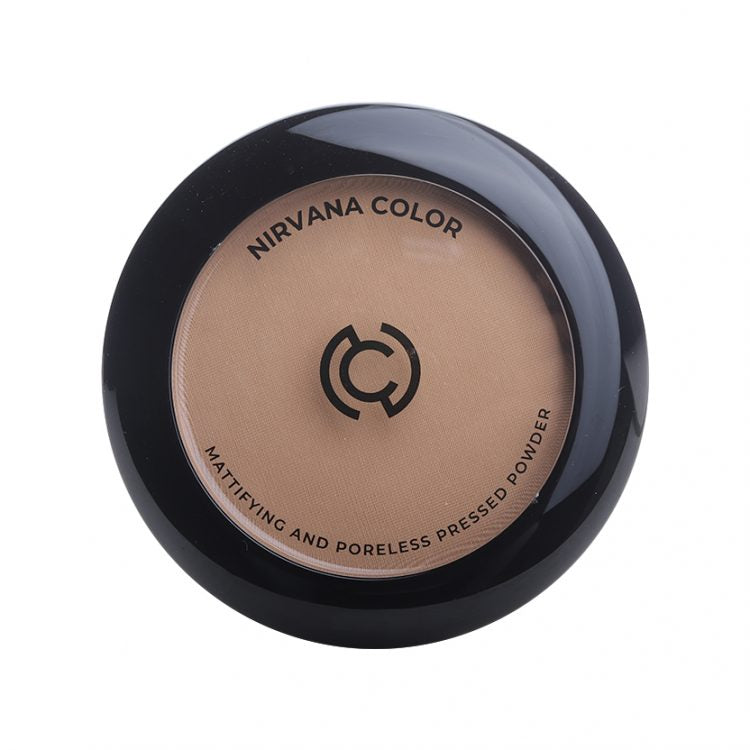 Buy Nirvana Color Poreless Pressed Powder Light Golden Online in ...